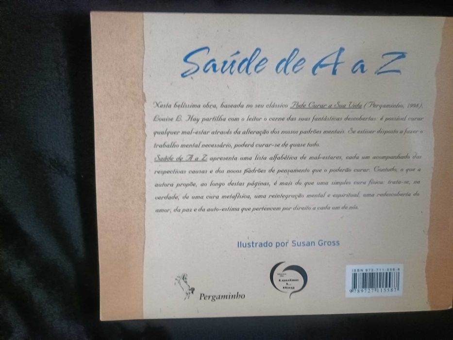 Livro "Saúde de A a Z " de Louise L. Hay