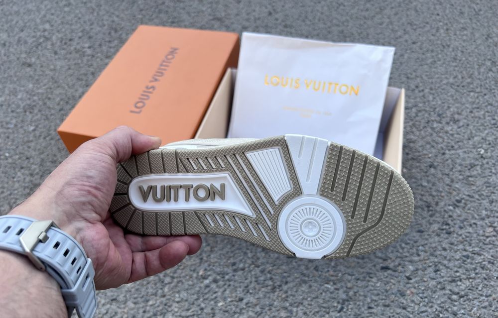Кросівки Louis Vuitton Trainer Sneaker Beige 36-40. Луи Витон кроссовки.