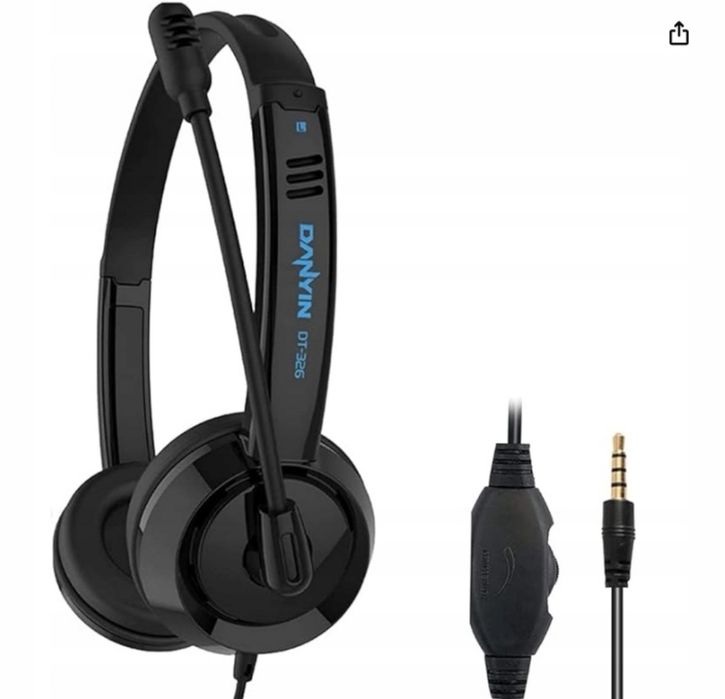 słuchawki z mikrofonem call center