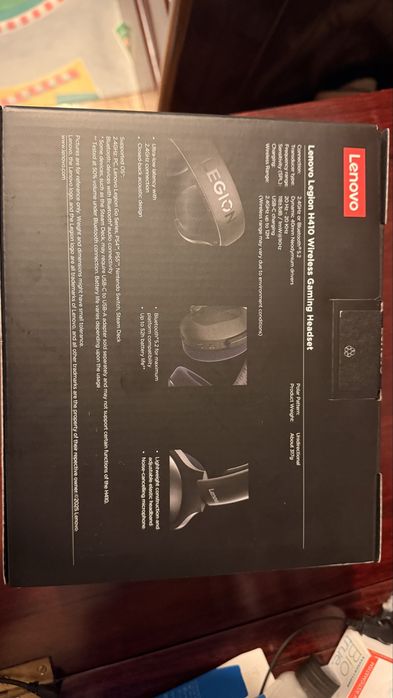 Lenovo Legion H410 Wireless NOVOS (LACRADOS)