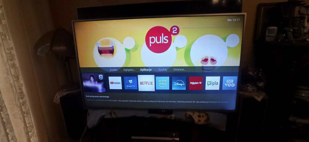 Tv Philips 58PUS7555/12 Smart 4K UHD HDR Hevc uszkodzony- czytaj