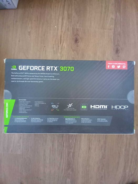 PNY GeForce RTXTM 3070 8GB XLR8 Triple Fan Edition