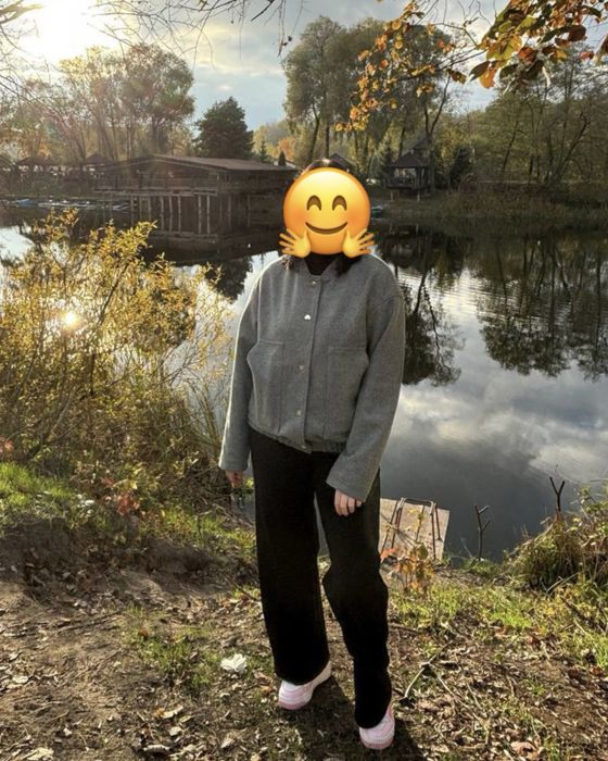 Сірий бомбер, розмір M-Xl