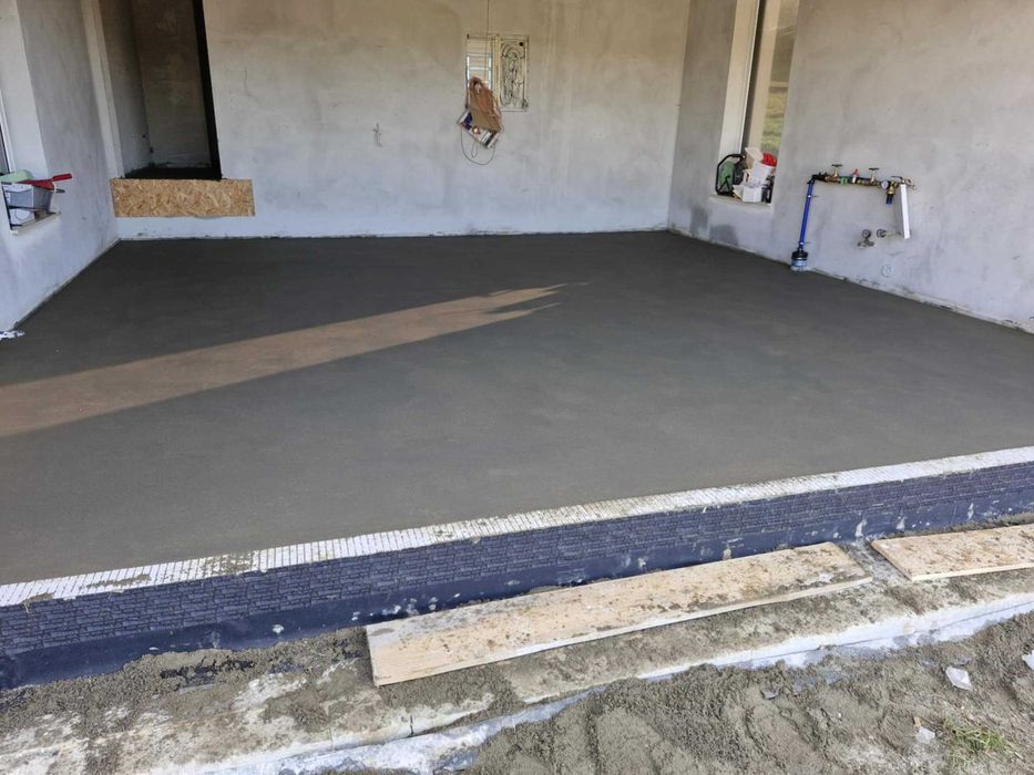 Wylewki maszynowe, tynki i styrobeton