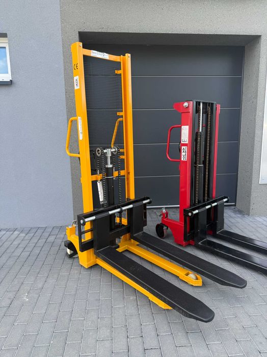 Wózek masztowy paletowy ręczny sztaplarka stacker model 1000kg , 1500kg 2000kg