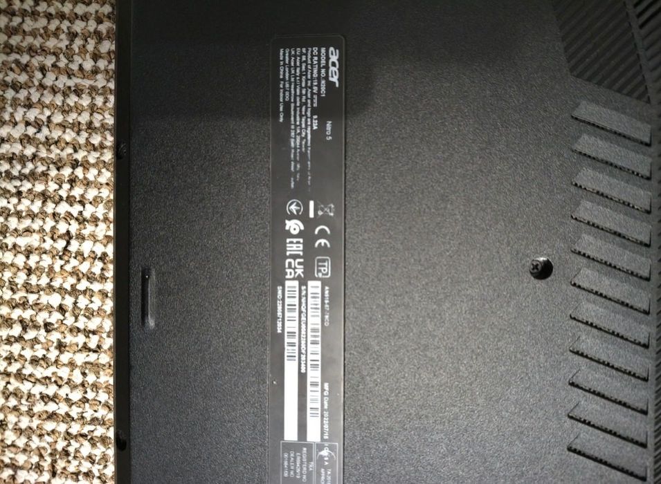 * Ноутбук: Acer Nitro 5 ігровий