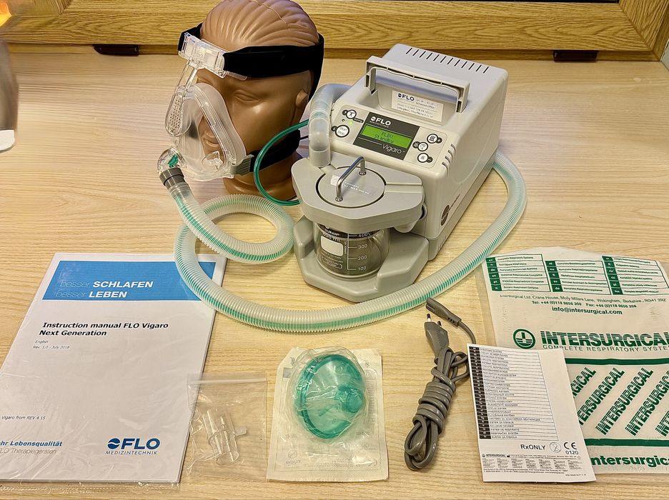 Новий ШВЛ апарат FLO Vigaro Next Generation, лікування ХОЗЛ, БАС,біпап