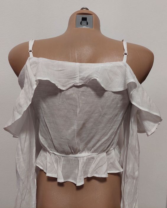 Biała bluzka,rozmiar  38,cena 15zł