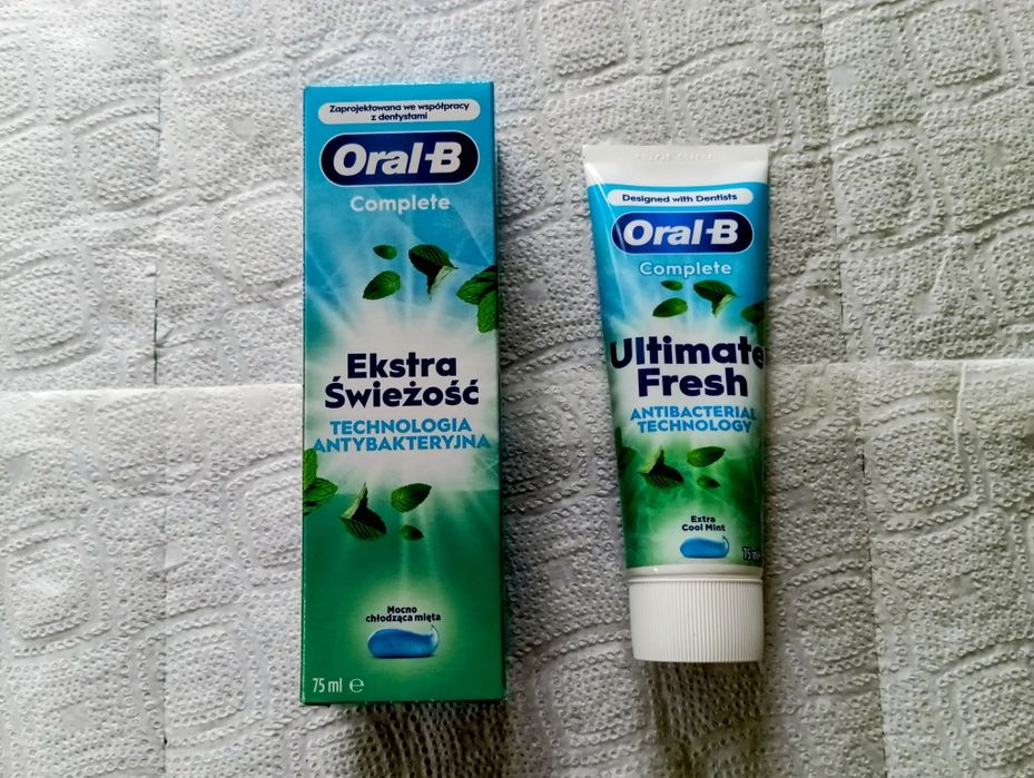 Oral-B Complete Ultimatum Fresh technologia antybakteryjna pasta do zębów 75 ml 5 szt.