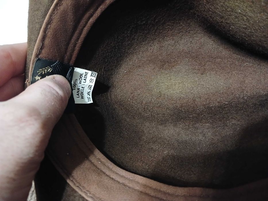 Ковбойський капелюх коричневий(сукно), розмір 57