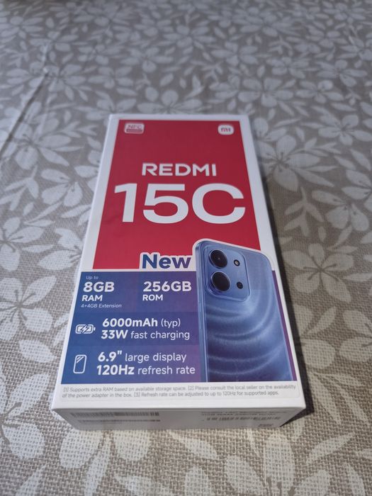 Xiaomi Redmi 15C - 256GB - NOVO, SELADO + FATURA (Garantia)