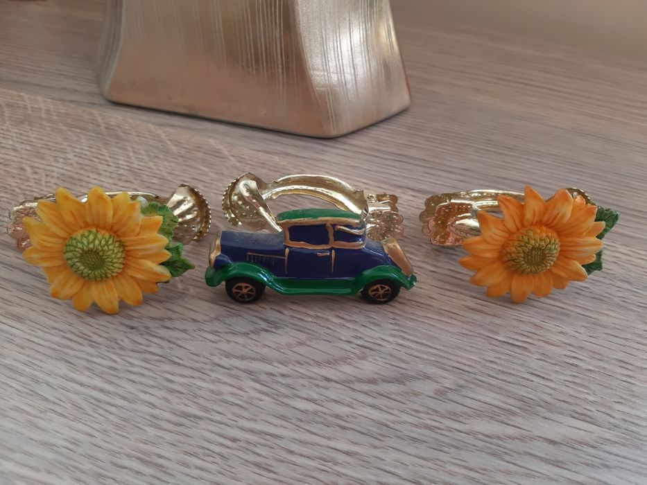 Zapinka do zasłon firan ozdoba klamra vintage 3 szt Home ikea kolekcja