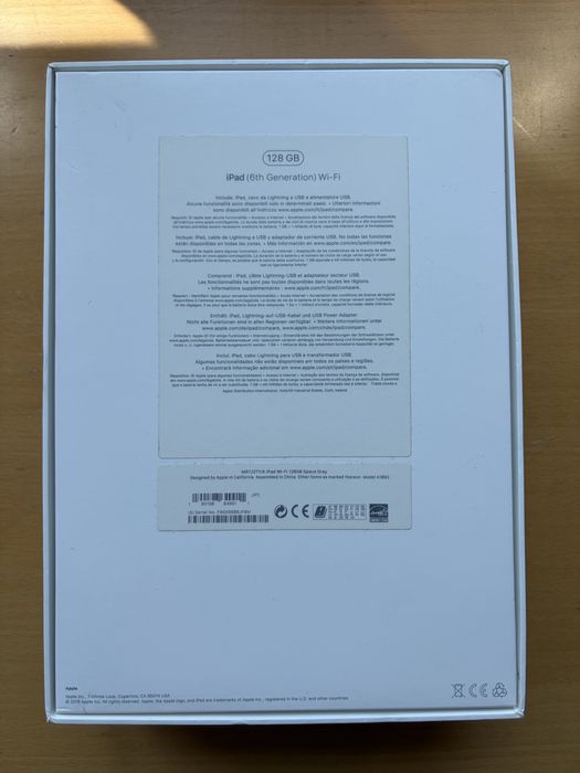 iPad 6ª Geração – 128GB – Wi-Fi – Space Gray