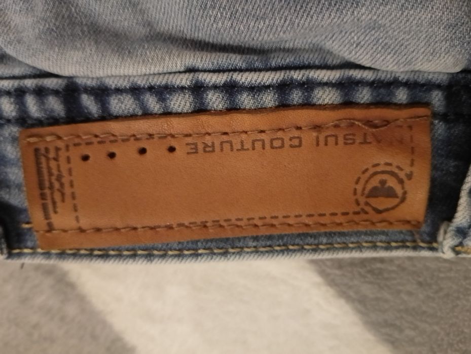 Jeansy męskie niebieskie