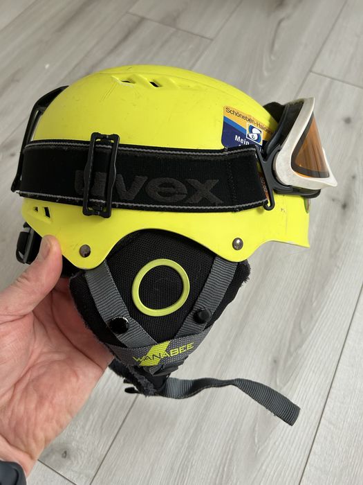 Kask + gogle dla dziecka 3-6 lat 48-54 M