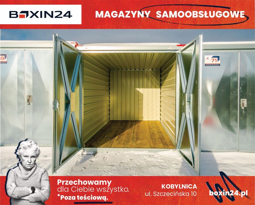 Przechowalnia , magazyn samoobsługowy, wynajem, BOXIN24.pl, 12m²