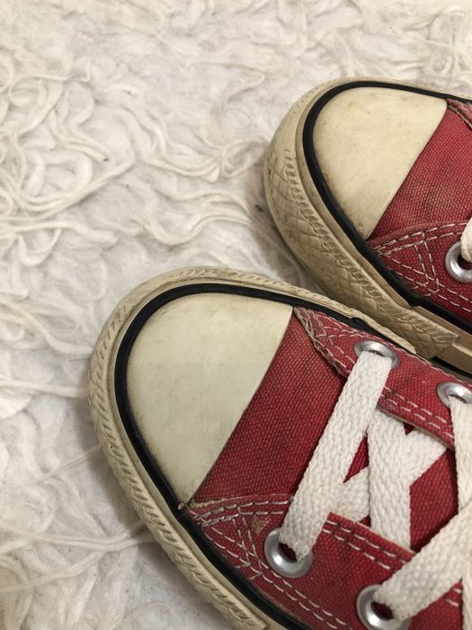Buty trampki Converse rozmiar 35 22 cm czerwone niskie
