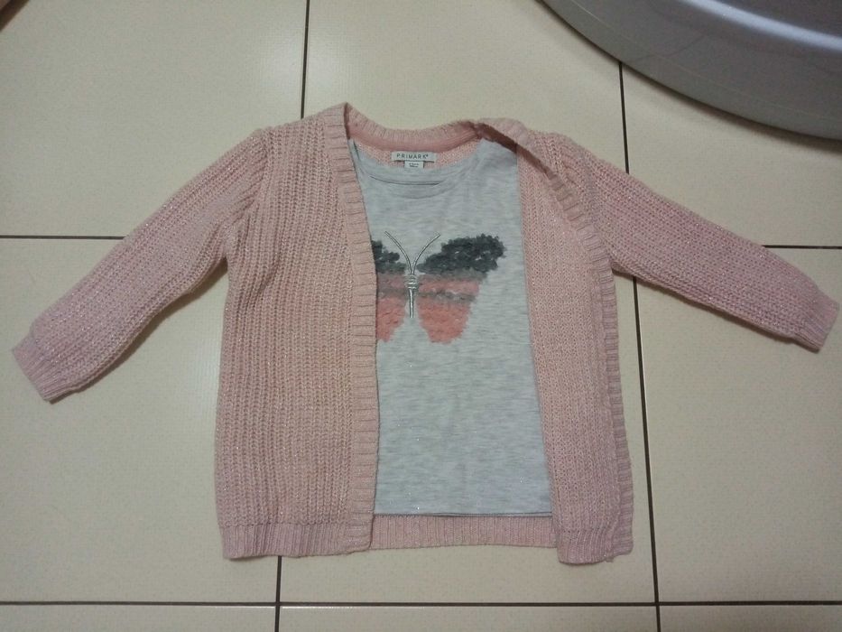 Комплект кардиган і реглан Primrk 3-4 роки