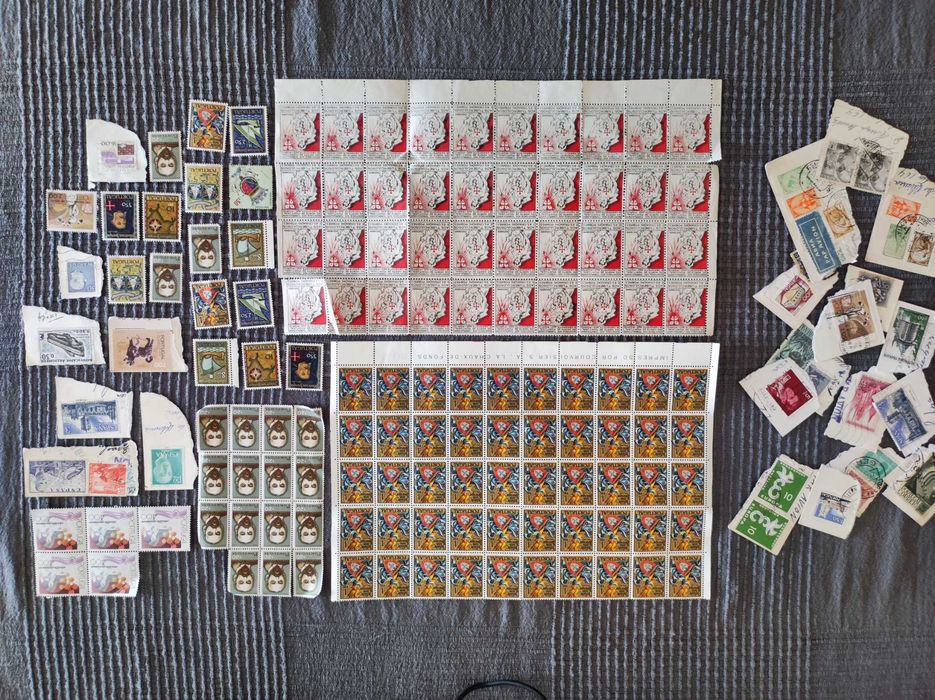 Selos para coleção novos