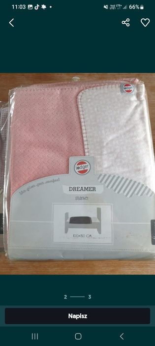 Kocyk lodger dreamer 100x150