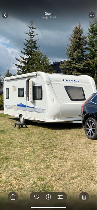 Hobby excellent 545 kmf „ pietrowe łóżko „ 2011 r