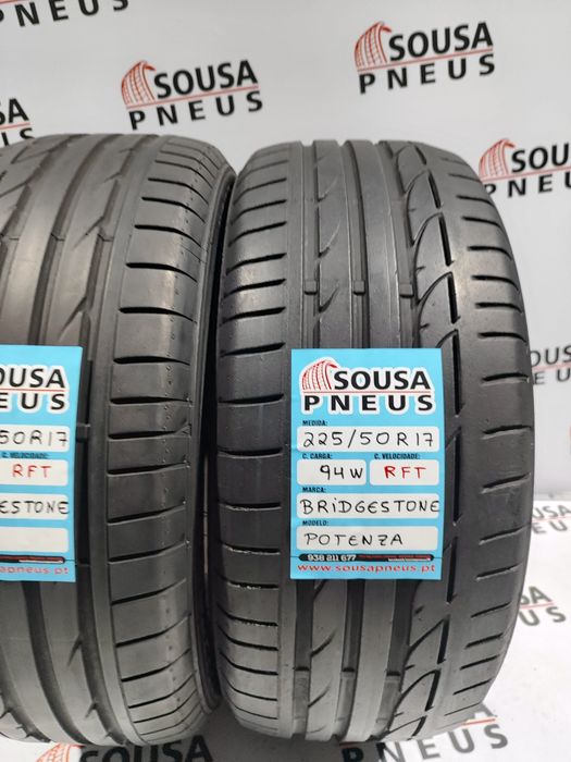 2 pneus semi novos 225-50R17  94w Bridgestone - Oferta dos Portes