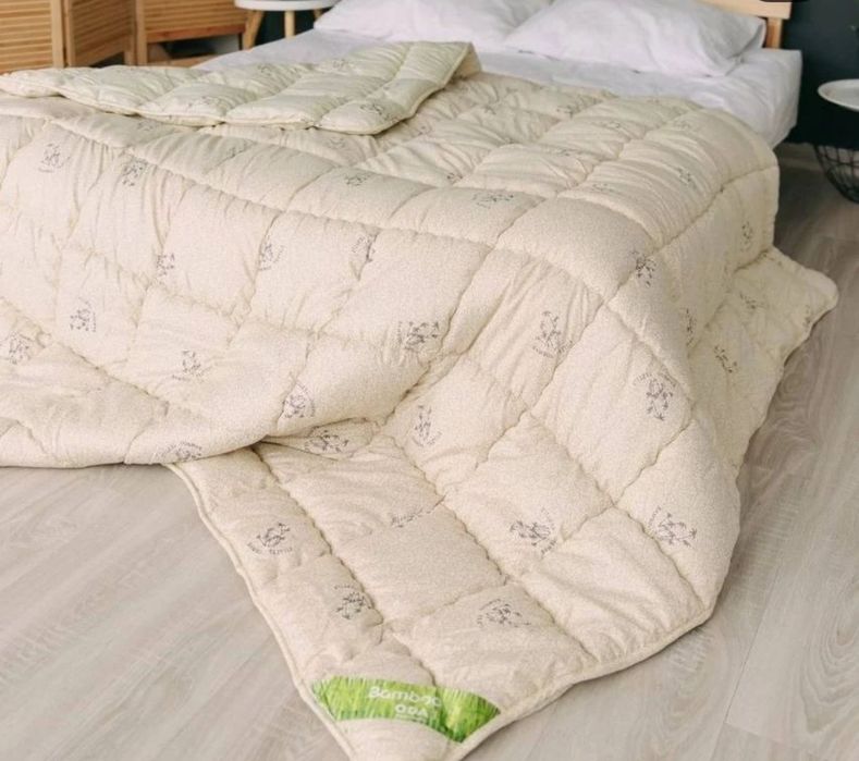 Ковдра ОДА бамбук всесезонна. Одіяло бамбук. Одеяло бамбук ОДА.