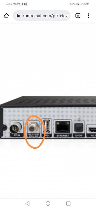 Cline, Satélite,cabo.