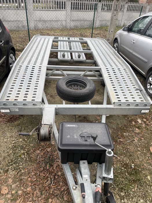 Przyczepa laweta niewiadów zadbana