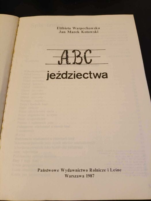 ABC jeździectwa - E. Warpechowska i J.M. Kotowski