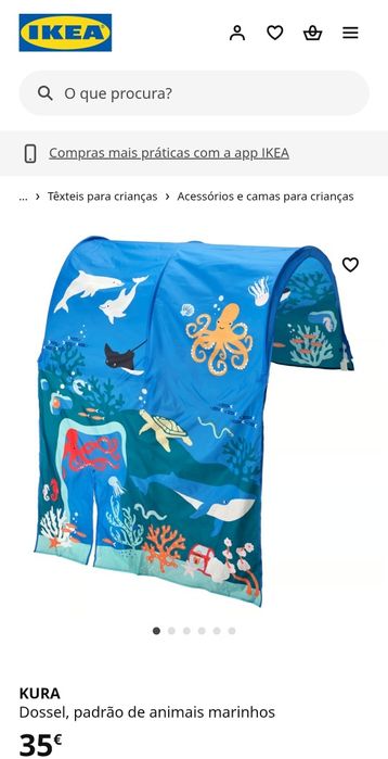 Tenda / Capa cama Ikea Kura