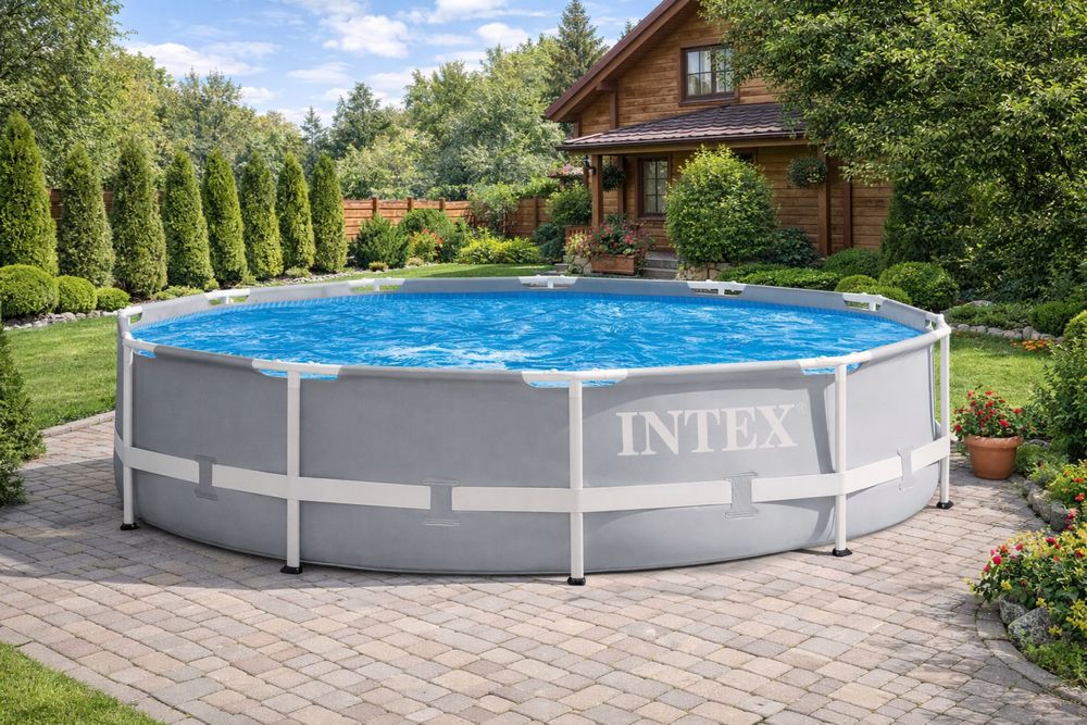 Каркасний басейн Intex 26702, 305x76, 5000 л, із фільтр-насосом.