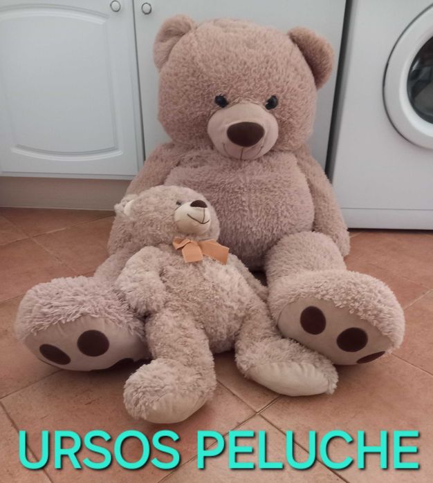 URSO PELUCHE GRANDE 25€ E O PEQUENO É 15€, BONITOS E LIMPOS. Casa Decoração Quarto Sala Eventos.