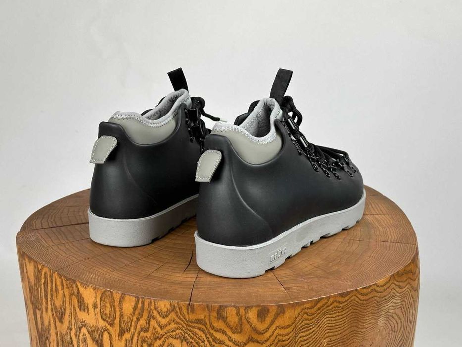 Черевики зимові Native Fleece Black/Grey premium