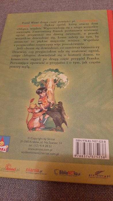 Franek i duch drzewa Lech Zaciura il Alicja Rybicka Wydawnictwo Skrzat