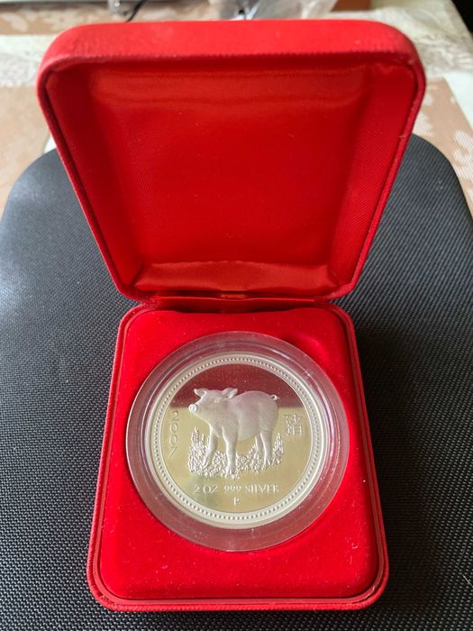 2 долара (2oz) Австралія Рік Свині 2007 PROOF