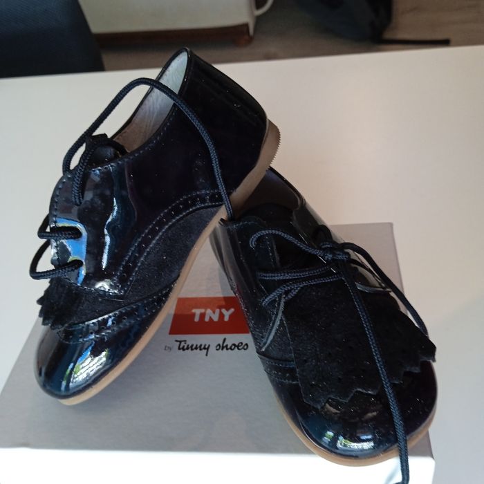 Sapato batizado azul