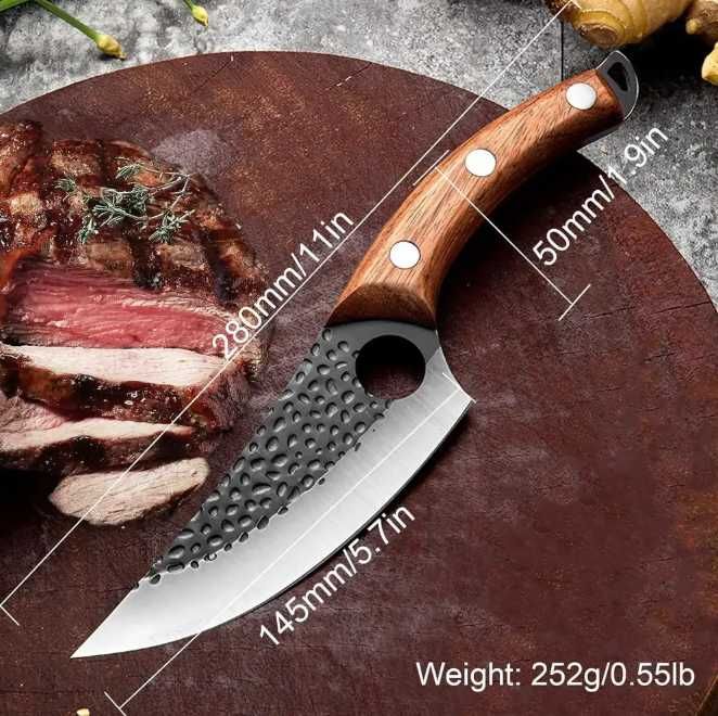 ТОП ПРОДАЖ Ніж Сатори / Нож Саторі / Нож Satori з Чехлом Кований Кухон