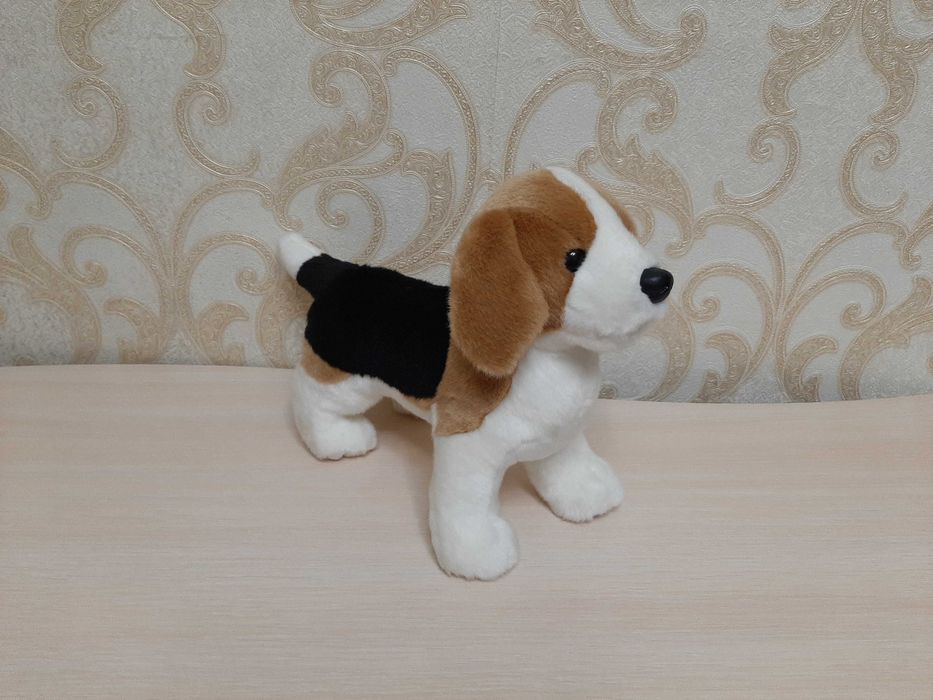 Качественная мягкая игрушка собака щенок бигль hermann teddy collection германия