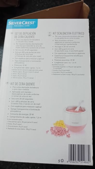 Panela de Cera Quente para depilação