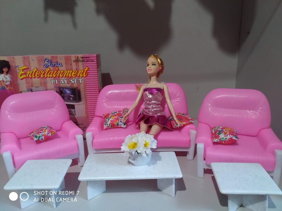 Мебель для кукол Барби(30 видов) Меблі для ляльок