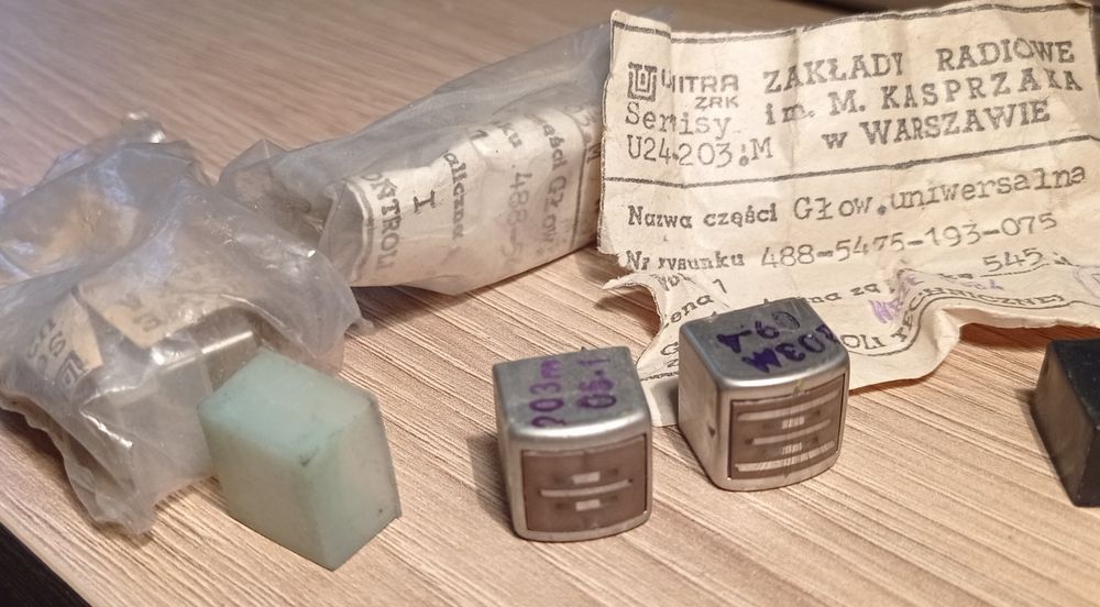 Głowica magnetofonowa uniwer. U24-201 i U24-203.M Unitra