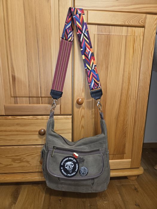 Torebka harcerska na przypinki i odznaki