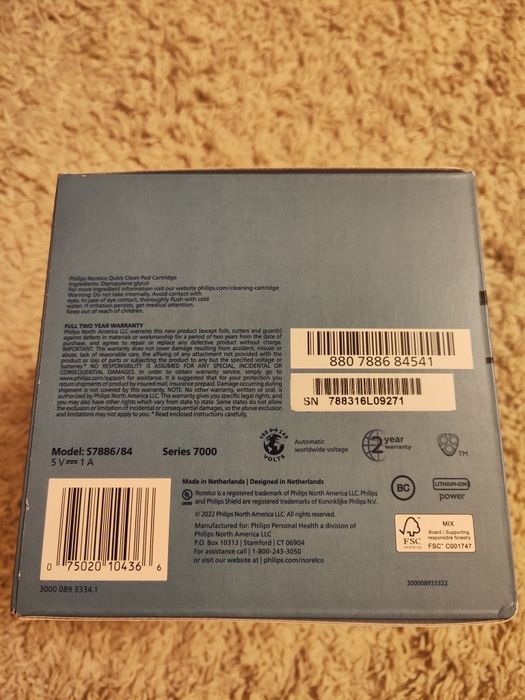 Электробритва PHILIPS Norelco Shaver 7000 Series,  S7886/84 Нідерла