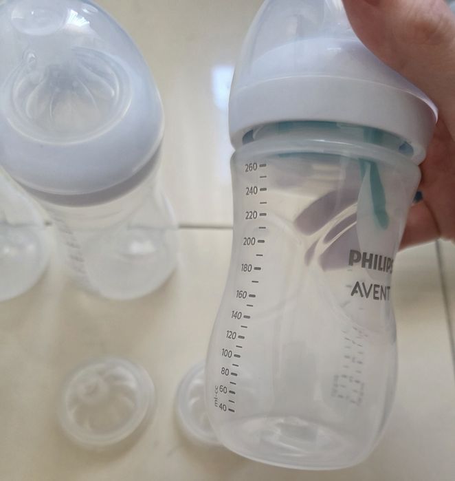 3szt butelka avent natural response 1nowa