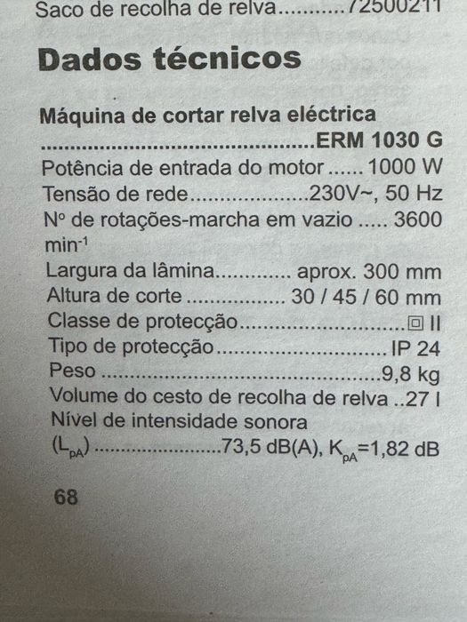 Maquina de cortar relva