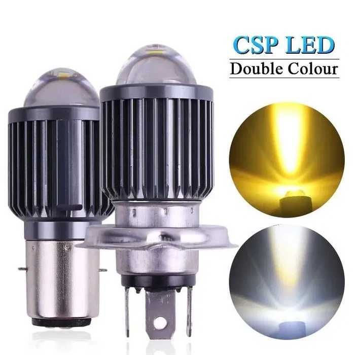 Led лінзи Н4, лампочки Н7 комплект