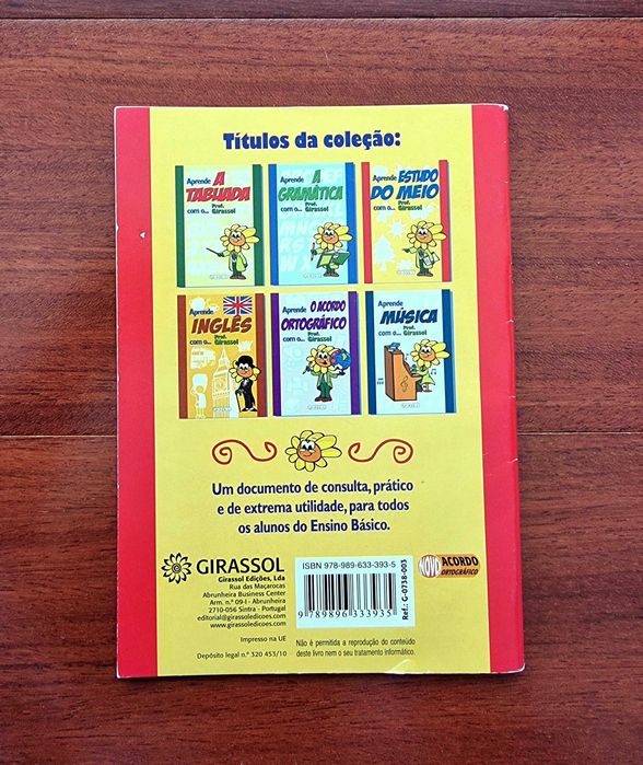 Livro "Aprende Estudo do Meio com o Prof. Girassol"