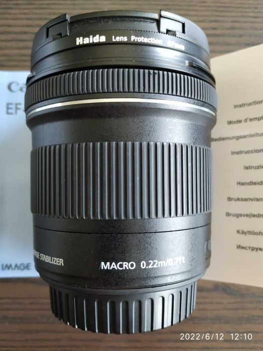 Lente Objectiva Canon EF-S 10-18mm f/4.5-5.6 IS STM