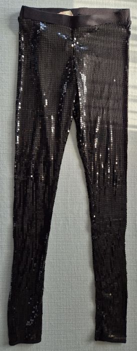 Cekinowe legginsy rozm. 152 /12 lat